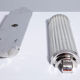 Pair of modernist art-deco wall lamps