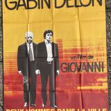 Original movie poster Two Men in the City Alain Delon Jean Gabin