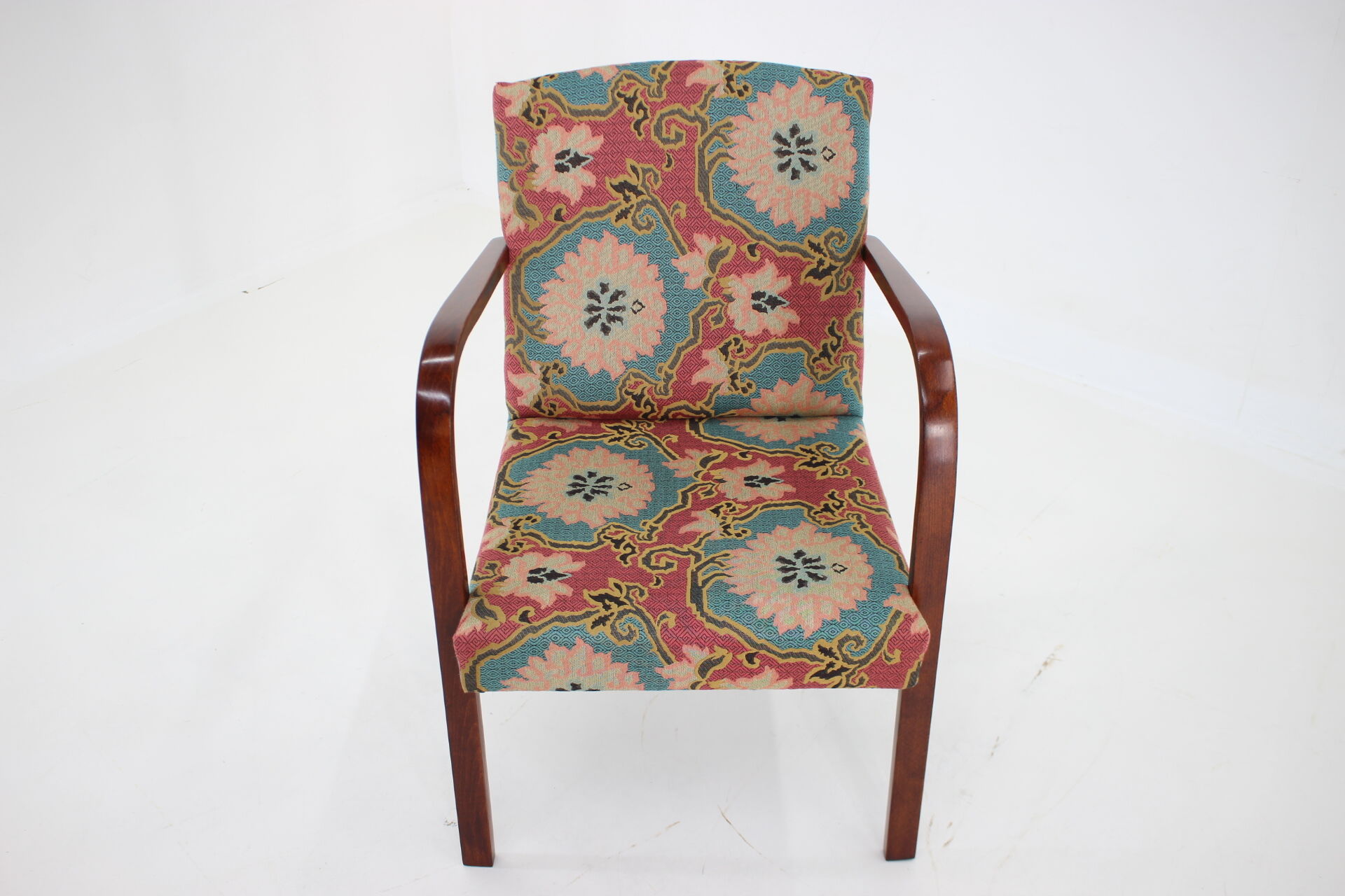 1930s Bentwood Beech Armchair ,Czechoslovakia