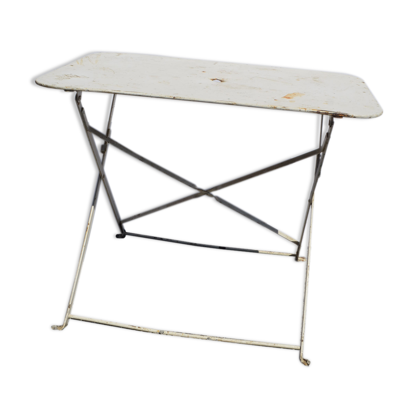 Table de jardin pliante en fer