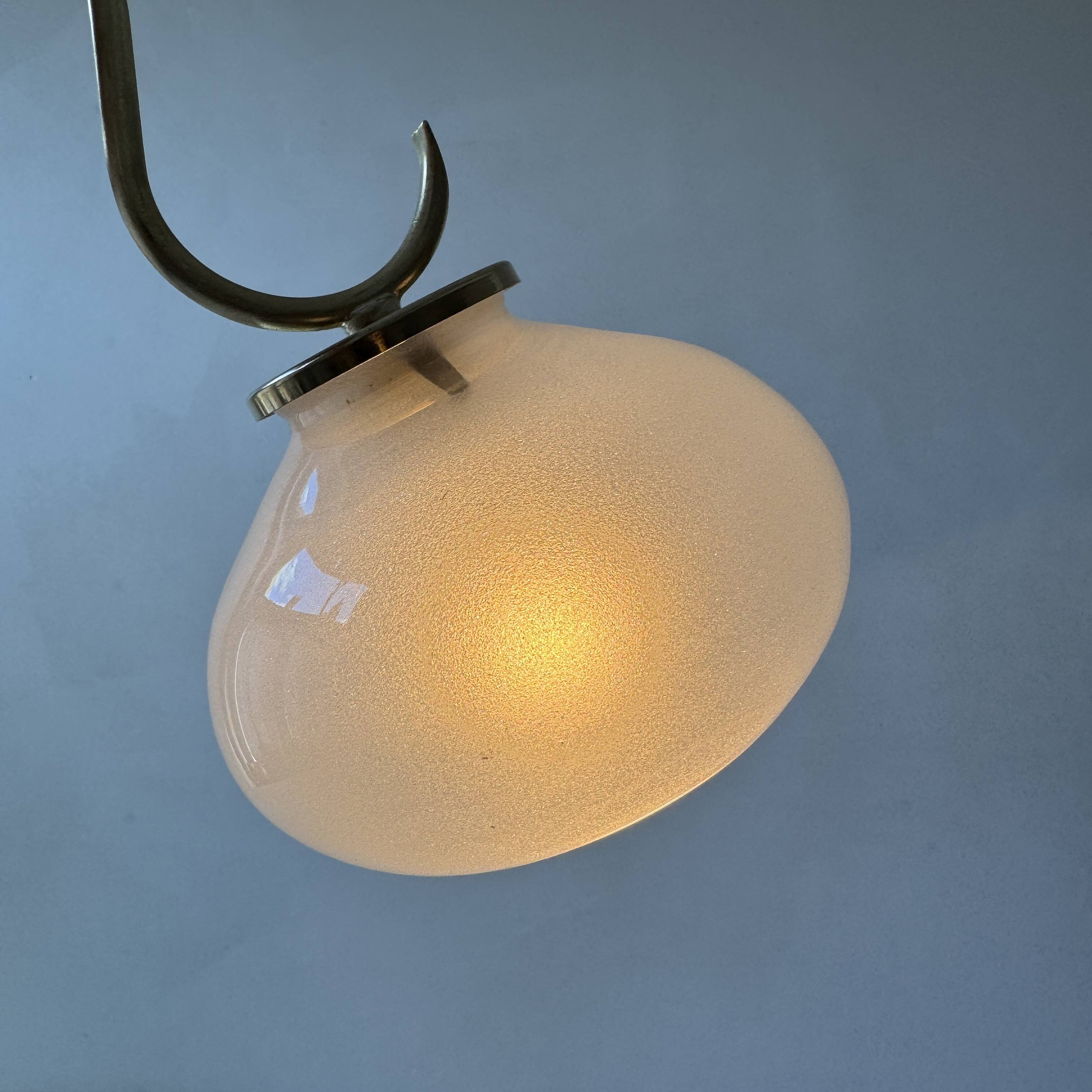 Applique ancienne vintage en verre