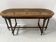 Louis XVI style bed end in beech wood, 20th century.