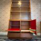 Mid-century vintage asymmetrical display cabinet