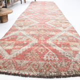 3x10 Geometric Oushak Runner Rug