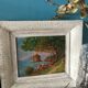 Ancient painting seen from Saint Honorat