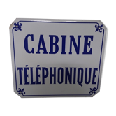 Plaque  émaillée