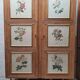 Vintage 1960s split bamboo and rattan wardrobe