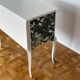 Gustavian commode with wallpaper from Christian Lacroix, 1950s
