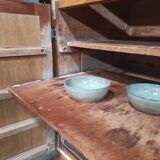 Vintage Bakery Dough Proofing Cabinet | Authentic Wooden Storage