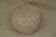 Beige leather Moroccan pouf