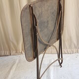 Folding old garden table