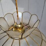 XXL suspension in mother-of-pearl and brass