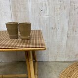 Rattan coffee table