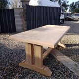 Monastery table made of solid oak.