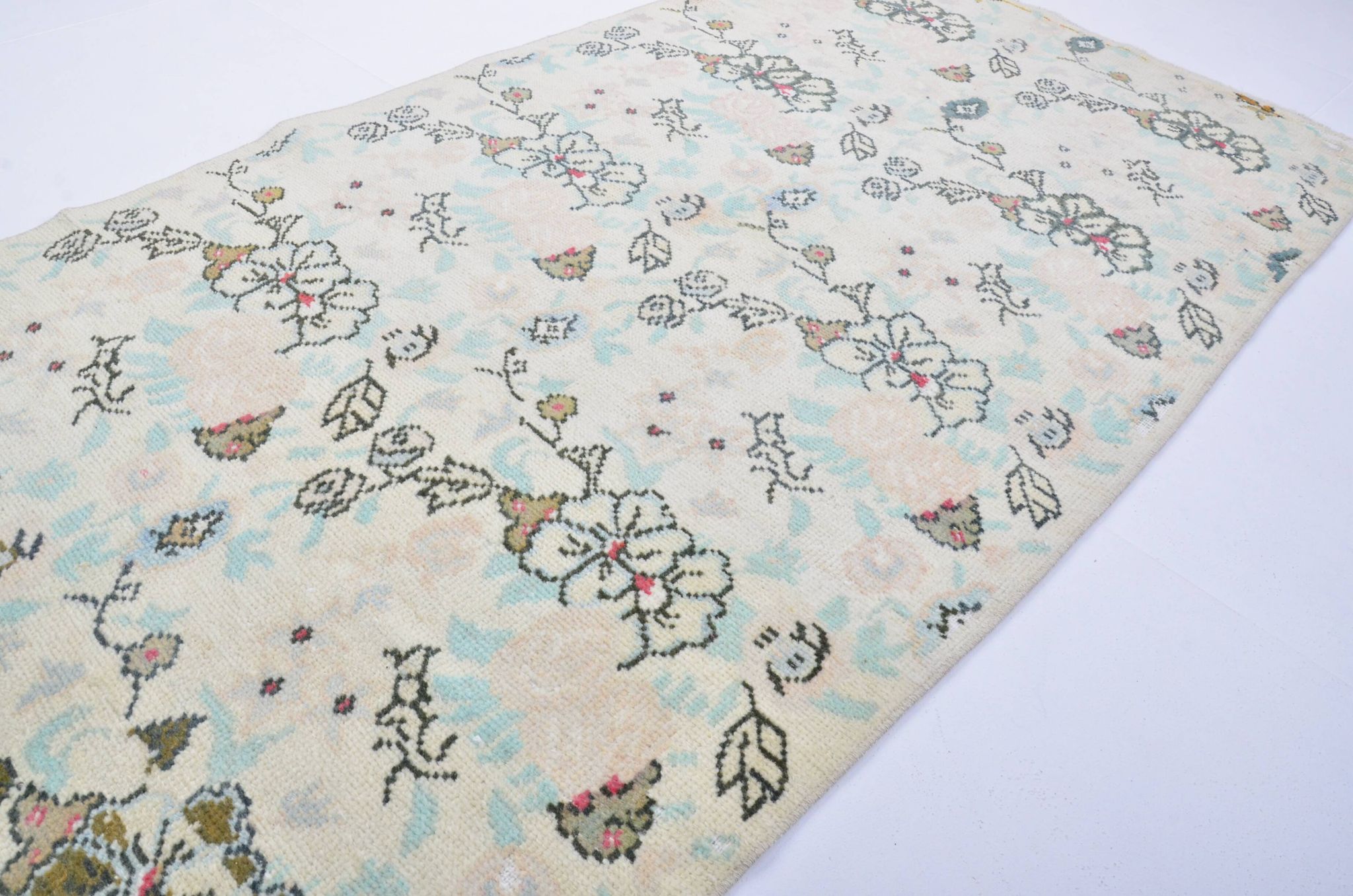 Beige Turkish Floral Carpet sku 3335