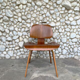 Charles & Ray Eames walnut DCW chair for Herman Miller 1950