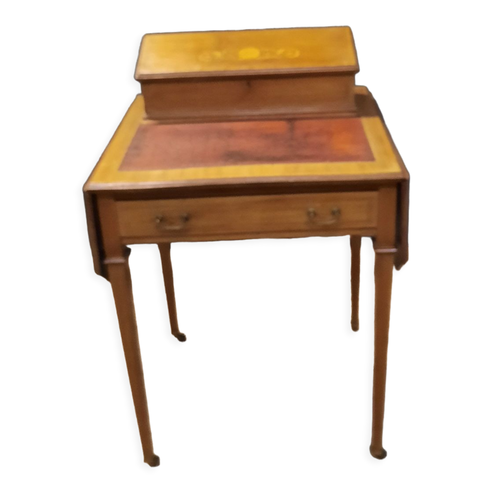 English tiered Burreau and 2 lids