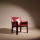 Fauteuil en cuir 'CAB 414' par Mario Bellini pour Cassina | Italie 1982