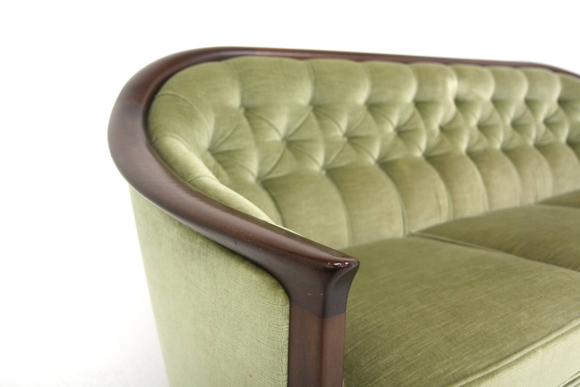 “Fabiola” velvet sofa, Bröderna Andersson, Sweden, 1960