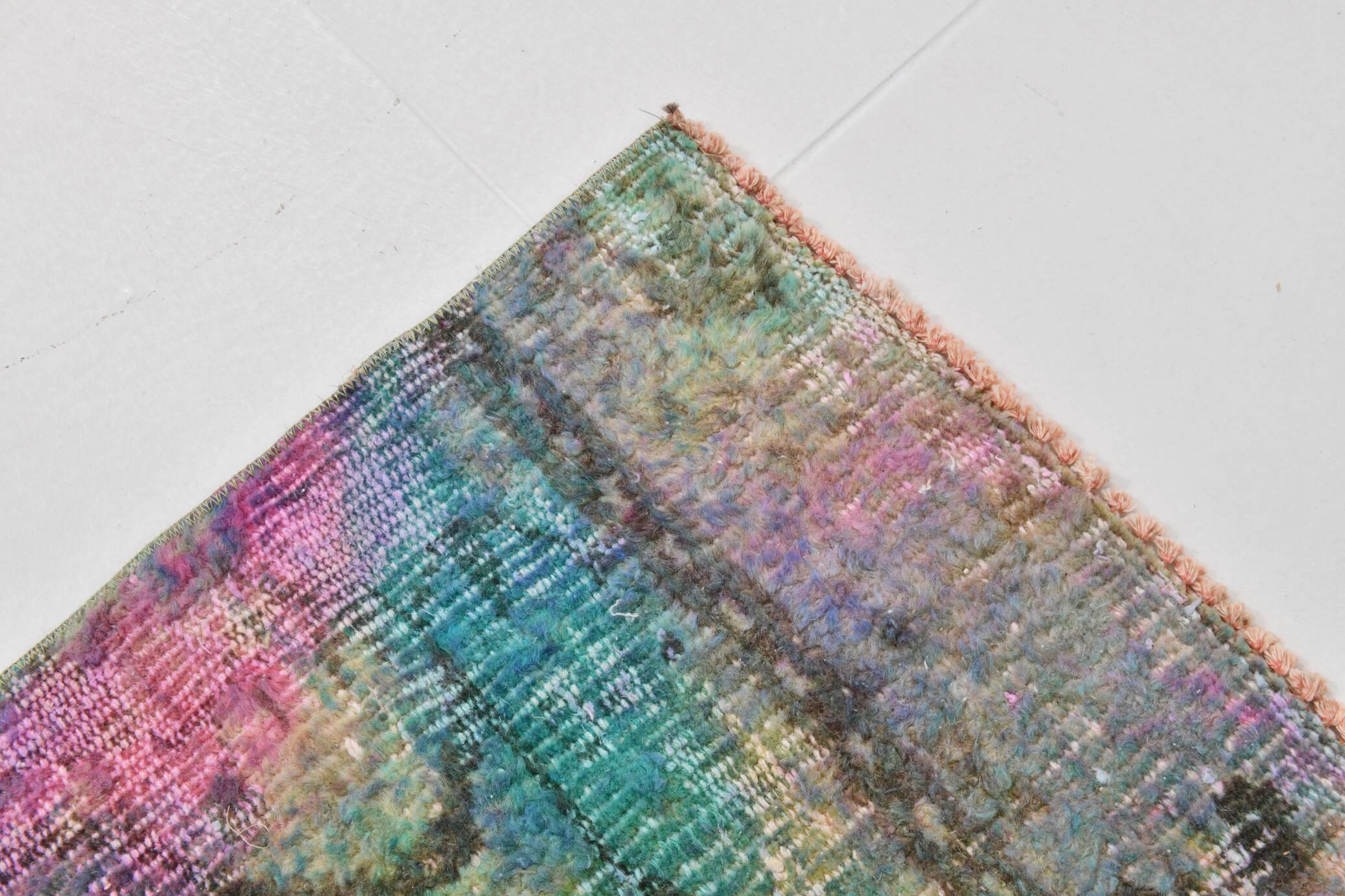 2x8 Multicolor Vintage Runner Rug, 80x248Cm