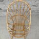 Fauteuil vintage en rotin
