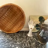 Asian wicker basket