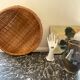 Asian wicker basket