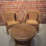 Rattan garden furniture