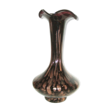 Vase à inclusion en verre aventurine