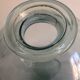 Thick glass cylinder, vase