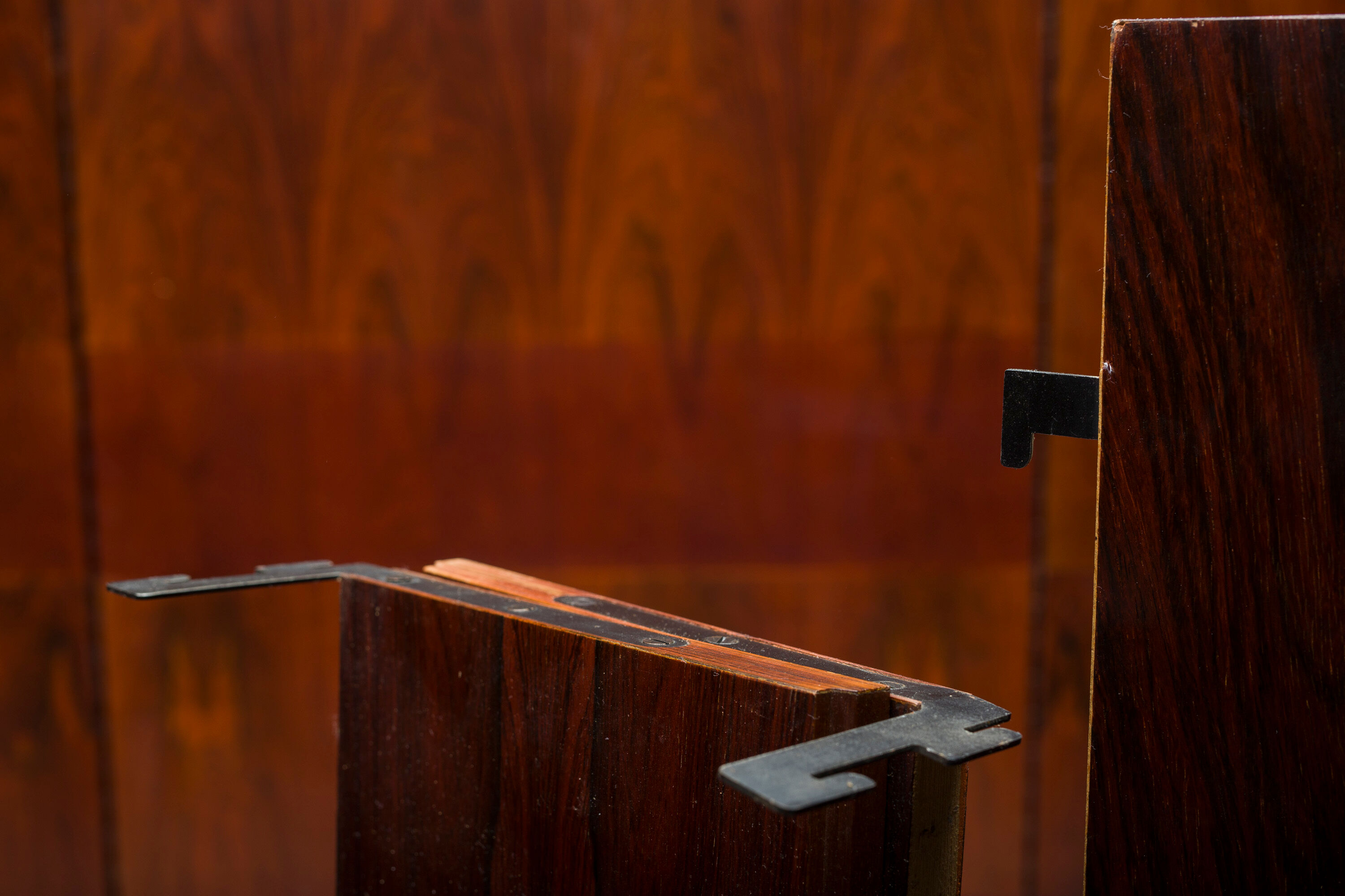 German Rosewood Modular Wall Shelves by IDEE Mobel, 1960s, Set of 25