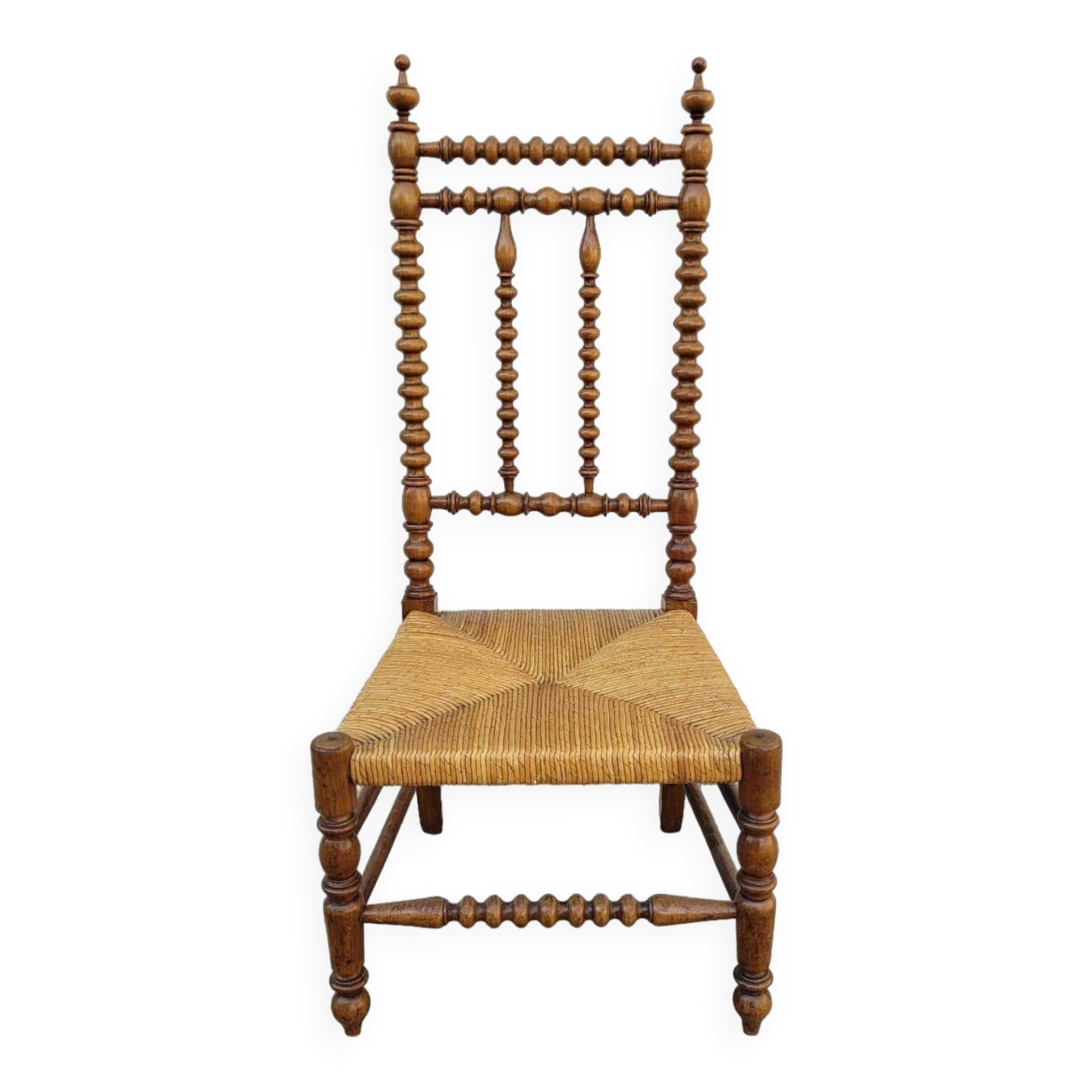 Napoléon III Period Nurse's Chair in Fruitwood