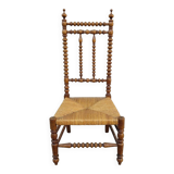 Napoléon III Period Nurse's Chair in Fruitwood