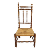 Napoléon III Period Nurse's Chair in Fruitwood