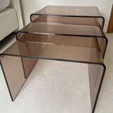Michel Dumas pull-out table vintage 1970s
