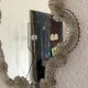 Venetian mirror with glass frieze in the early 20th