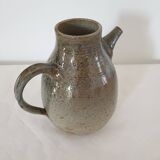 Ceramic pitcher signed Alain Prudhomme 19cm