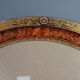 Old oval frame gilded stucco wood 50.5x40 cm, leaf 40x29.8 cm circa 1930 SB