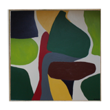 Green paint square format