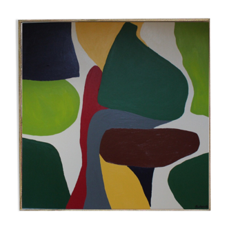 Green paint square format