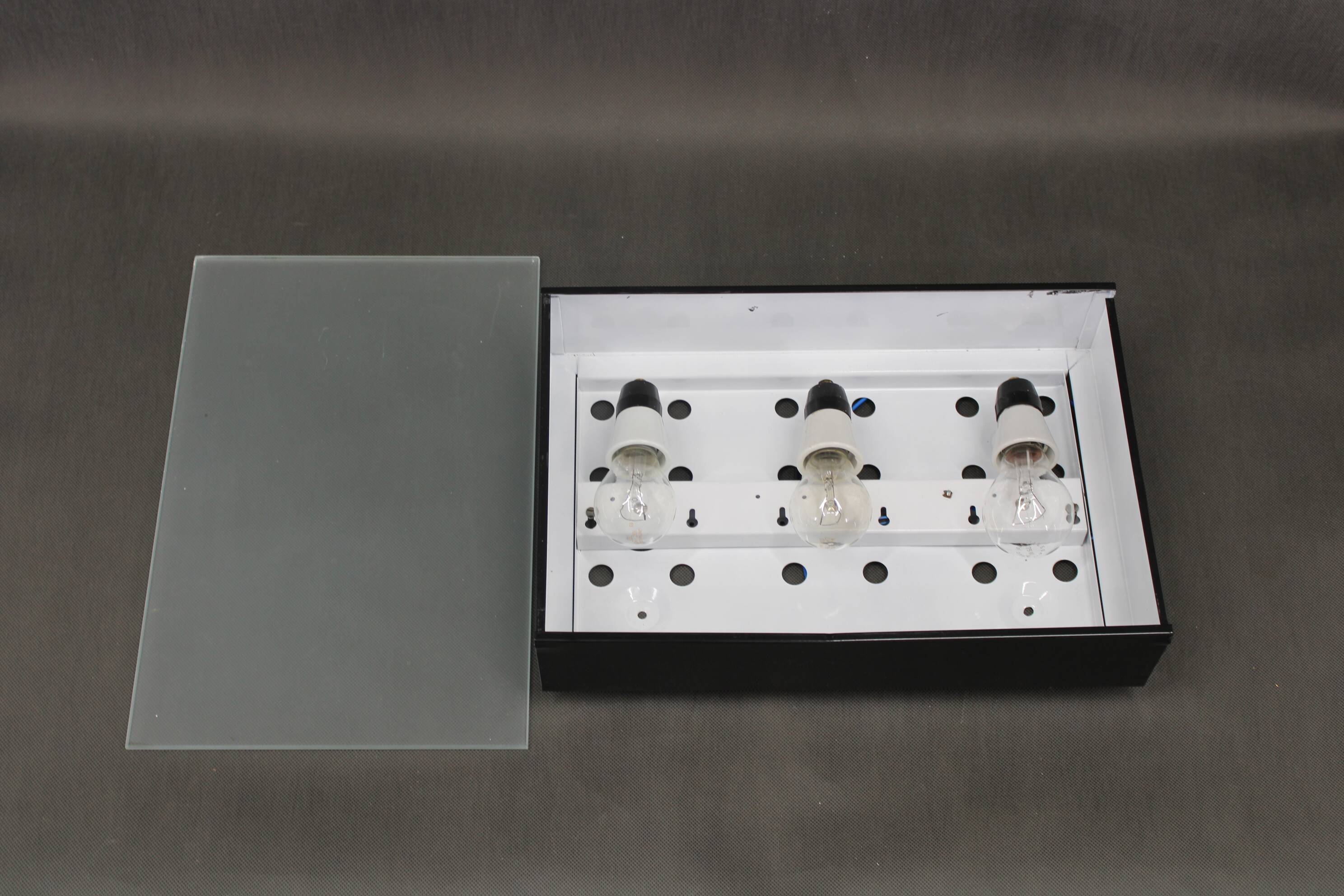 1970s Flush Mount or Wall Lamp by Kamenicky Senov, Czechoslovakia