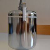 chrome metal ice bucket or elephant ice cubes made in Japan vintage 1970