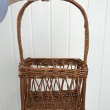 Wicker bottle holder