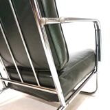 Fauteuil Art Déco en tube d'acier dans le goût de Gilbert Rhode Troy Sunshade, 1930