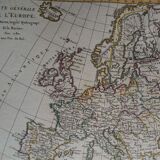 Pair of maps of Europe of the eighteenth