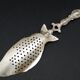 Polish brass fish figurative spoon by SW Warsaw, 1900s