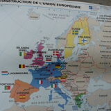 School map vintage poster Europe edition Eduscope MDI old poster