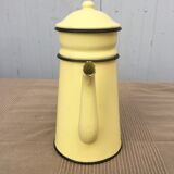 Enamelled sheet metal coffee maker in the year 60