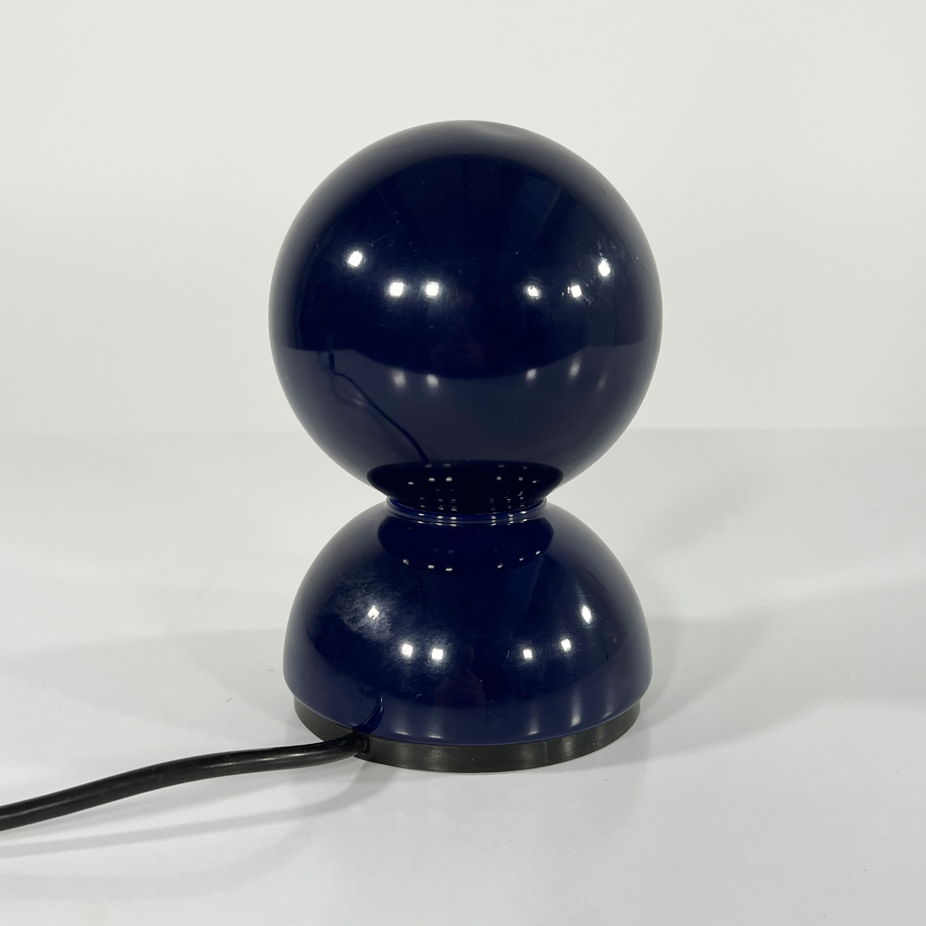 Midnight blue eclisse lamp by Vico Magistretti for Artemide, 1960