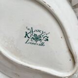 Ironware dish "Lucy" KG Lunéville circa 1900